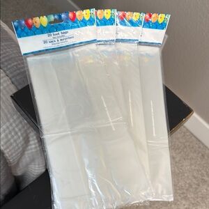 Clear Loot Bags for Parties - Pack of 20